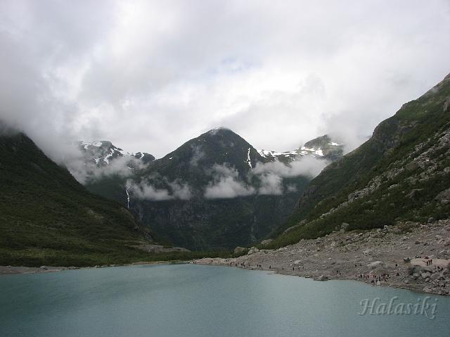 Norwegia (1871).JPG - Norwegia - góry  Jostedalsbreen (Lodowiec Brigsdalsbreen)